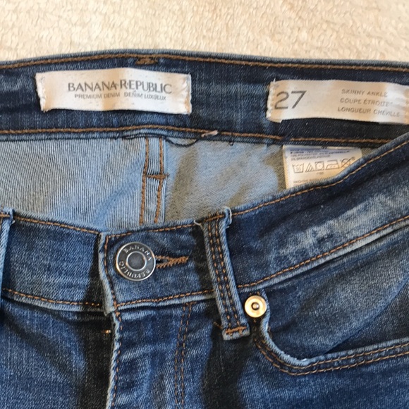 Banana Republic jeans size 27 Skinny Ankle - Picture 3 of 4